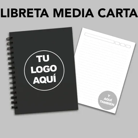 Libreta Personalizada Media Carta